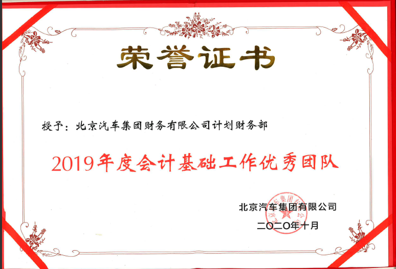 優(yōu)秀團隊 | @北汽財務的財務部